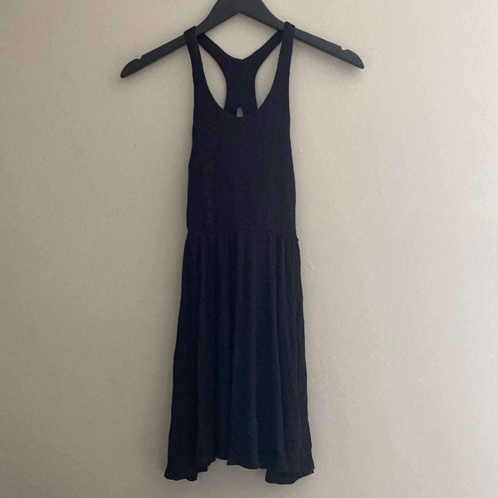 Element eden black ribbed dress